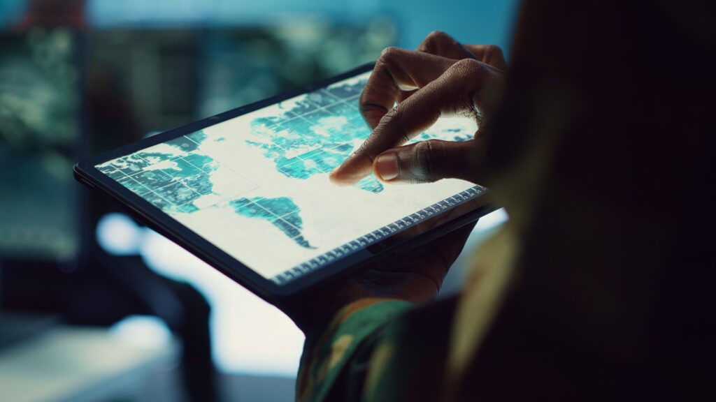 Geospatial Tablet view